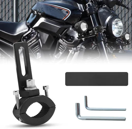Soporte de luz para motocicleta, soportes de barra de luz, montaje de luz antiniebla de giro de motocicleta, soportes de montaje para motocicleta