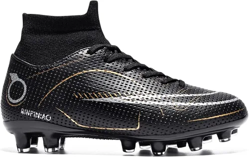 Miniatura 6 de Zapatos de fútbol para niños y niñas, para exteriores, interiores, para entrenamiento de fútbol y césped atlético