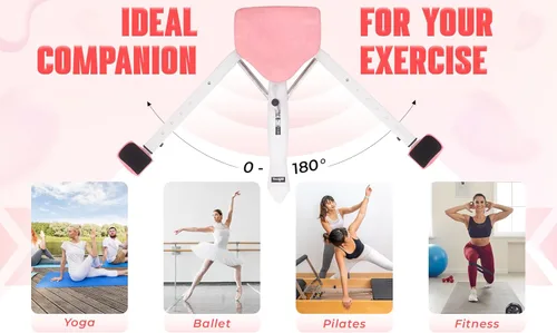 Miniatura 6 de Yes4All Máquina Estiradora de Piernas Divisoria para Flexibilidad Versátil 330 libras Resistente Mango Estrecho y Ancho con Agarre de Goma