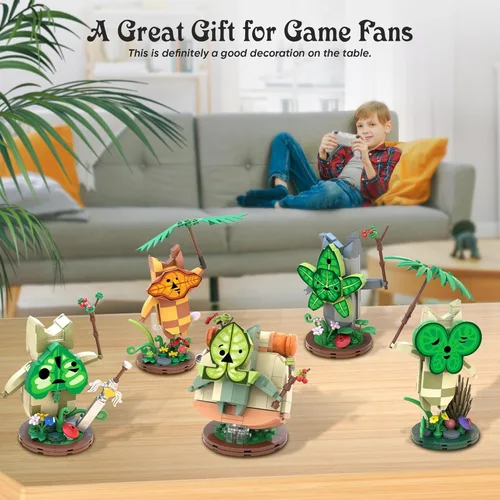 Miniatura 5 de CinamixBrax Koroks Juego de Construcción, 5 Juegos de Bloques de Construcción de Personajes para Fanáticos de BOTW, Lindas Figuras de Acción