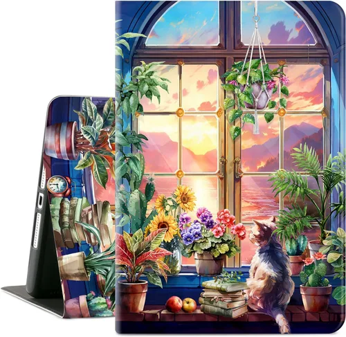 Miniatura 27 de Funda para iPad de 9ª generación, funda para iPad de 8ª generación, funda para iPad de 7ª generación de 10.2 pulgadas, vista multiángulo con soporte
