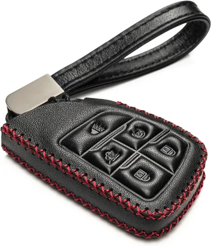 Miniatura 14 de Vitodeco Funda Protectora de Cuero para Llavero Inteligente Compatible con Chevrolet Silverado, Colorado, Suburban, Tahoe, Blazer, Equinox, Traverse