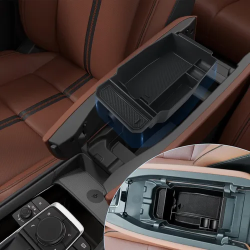 Miniatura 14 de BIXUAN Organizador de consola central RAV 4 2026 2026 para Toyota RAV 4 2026 2026, inserto y reposabrazos, alfombrilla inferior, caja