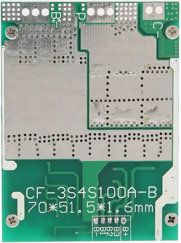 Miniatura 5 de Tablero de protección de batería de hierro de litio, 4S 100A 12V LiFePO4 LFP Placa de módulo de protección de batería 1pc con la función