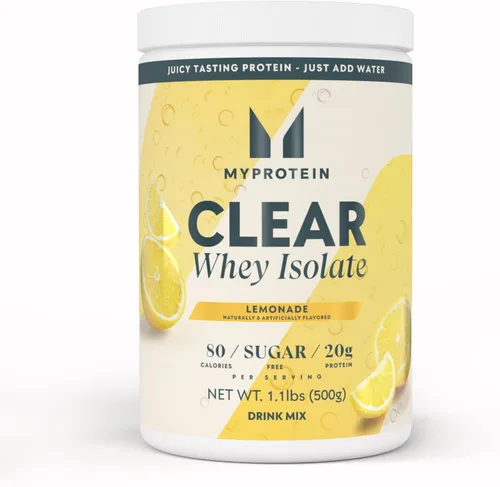 Miniatura 21 de Myprotein Polvo de Proteína Aislada de Suero Claro, 20 Porciones (0.5kg) Sabor Frambuesa Azul, 20g de Proteína por Porción, Mezcla de Bebida