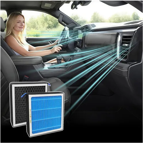 Miniatura 20 de MASHA Filtro de aire de cabina para Honda Accord (2023-2025) Civic (2016-2025) CR-V (2017-2025) Odyssey (2018-2025) con filtros de aire de repuesto