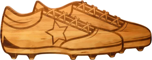 Miniatura 4 de Creative Gifts International Après - Tabla de madera de esquí Tabla de servir de 10 x 15 pulgadas Plato de madera para cortar y servir Caja