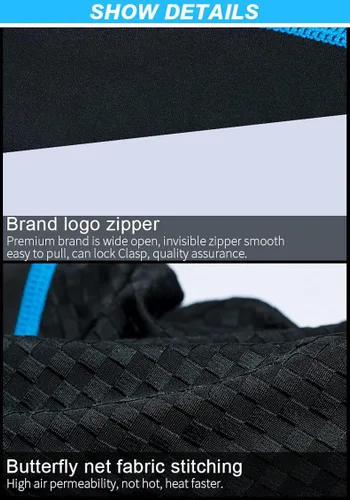 Miniatura 4 de Letook Pantalones cortos de ciclismo para hombre, acolchados de gel, cómodos, profesionales, de secado rápido
