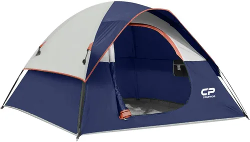 Miniatura 8 de CAMPROS CP 3 Person Tent, Dome Tents for Camping with Rainfly, Waterproof Camping Tent Easy Set Up, Portable Family Tent with Large Mesh Window &