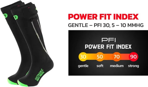 Miniatura 3 de Hotronic Unisex XLP PFI 30 Surround Thin Heat Socks Only Gentle Compression Foot-Warming Heated Cold-Weather Winter Socks