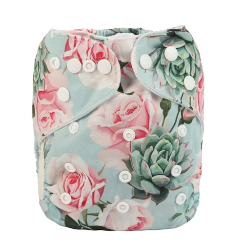 Miniatura 19 de Pañal de bolsillo para bebé, reutilizable, lavable, 8 libras a 36 libras (flecha)
