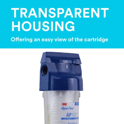 Miniatura 4 de Aqua-Pure AP101T - Filtro de agua transparente para toda la casa y cartucho de filtro de agua de repuesto 3M Aqua-Pure AP117NP (paquete de 2)