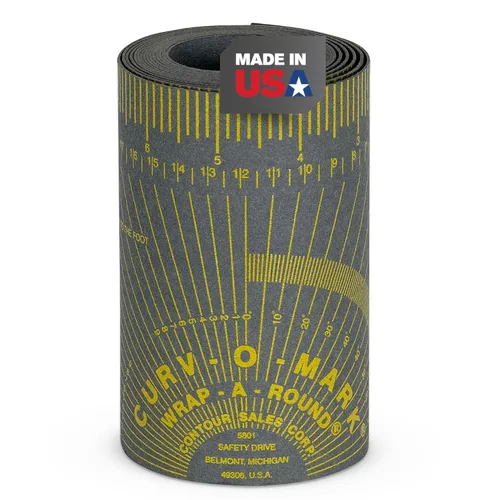 Miniatura 7 de Jackson Safety Herramienta de Medición de Tuberías - Herramienta de Cinta Envolvente Wrap-A-Round para Accesorios de Tuberías