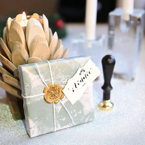 Miniatura 4 de UNIQOOO 180 piezas de perlas metálicas de cera de sellado de oro antiguo para sello de cera, ideal para adornar sobres de tarjetas, invitación