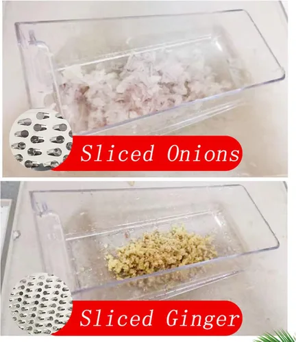 Miniatura 5 de HYWHUYANG Rallador de queso, rallador reversible de caja con dos lados, rallador de alimentos con recipiente de almacenamiento, herramienta