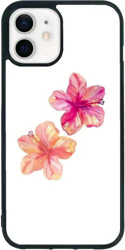 Miniatura 144 de Funda de teléfono de playa de verano a prueba de golpes y protectora con hibisco, bonitas fundas de teléfono para iPhone XR jamaica (Hibiscus Flower)