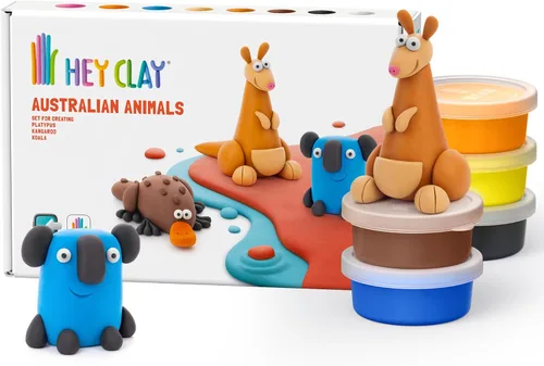 Miniatura 17 de HEY CLAY Colorido modelado de arcilla seca al aire para niños 6 latas con divertidas instrucciones interactivas aplicación - Actividades para niños
