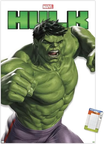 Miniatura 9 de Marvel Comics Hulk Feature Series - Póster de pared, 34 pulgadas de largo x 22.4 pulgadas de ancho, versión premium sin marco