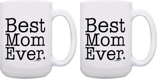 Miniatura 11 de ThisWear Regalo para el día de la madre para mamá, regalo de 11 onzas, taza de café de cerámica con asa, color rosa