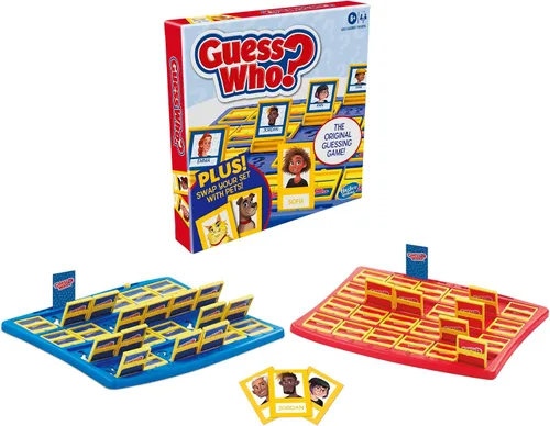 Miniatura 3 de Hasbro Gaming Juego de mesa Guess Who?, con tarjetas de personas y mascotas, el juego original de adivinanzas, para niños, de 6 años en adelante