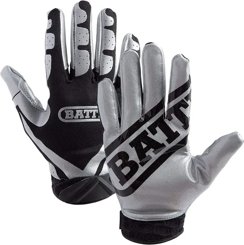 Miniatura 13 de Battle Sports Guantes de Fútbol Americano Ultra-Stick Wide Receiver - Guantes de Fútbol Americano para Adultos y Jóvenes