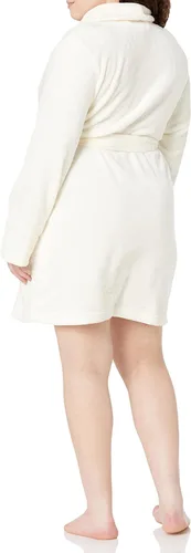 Miniatura 2 de Tienda Essentials Bata de felpa de longitud media para mujer (disponible en tallas extragrandes)