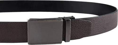 Miniatura 4 de Kenneth Cole REACTION - Cinturón ajustable de ajuste perfecto para hombre, estilo de bloqueo de pista y hebilla de compresión