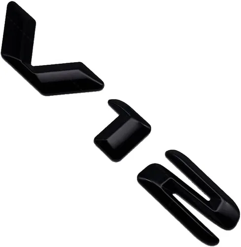 Miniatura 3 de 1 emblema de motor V12 3D para guardabarros de puerta, maletero y portón trasero, calcomanía de repuesto (negro)
