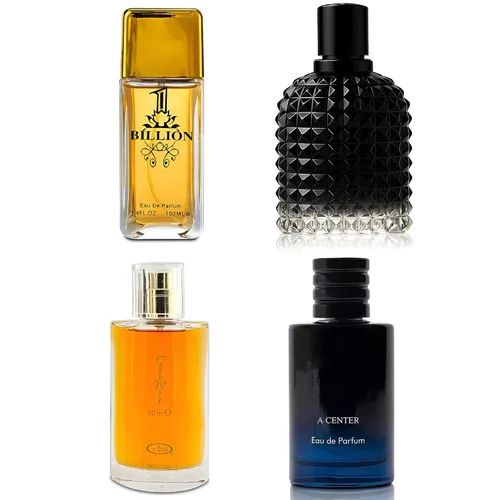 Miniatura 19 de A CENTER Colonia para hombre incluye 4 paquetes variados de perfume de regalo, 3.4 onzas líquidas cada uno Eau De Parfume Naranja Amarga, aroma a