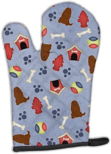 Miniatura 314 de Caroline's Treasures BB2732OVMT Dog House Collection Border Collie - Guante de horno grueso resistente al calor para sartenes calientes y horno