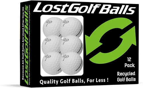 Miniatura 2 de Titleist Pelotas de golf perdidas, pelotas de golf recicladas blancas, (una docena)