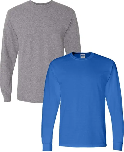 Miniatura 30 de Gildan - Camiseta DryBlend de manga larga para adulto, estilo G8400, paquete de 2
