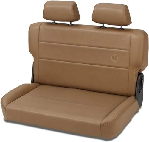 Miniatura 2 de Bestop 3944001 Black Crush Trailmax II Asiento Trasero Plegable y Abatible Trasero - Jeep 1955-1995 CJ5, CJ7 y Wrangler