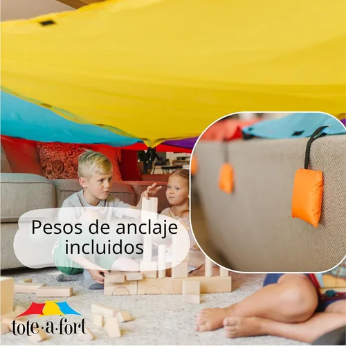 Miniatura 4 de Manta para fuerte, kit para niños