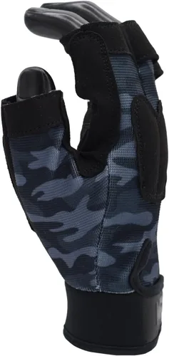 Miniatura 8 de MRX - Guantes de entrenamiento para hombres y mujeres, transpirables, guantes de ejercicio ajustados para levantamiento de pesas, ciclismo, negro