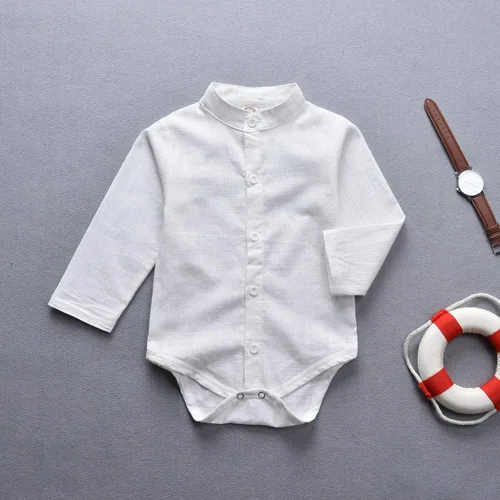 Miniatura 3 de Unutiylo Ropa de bebé para caballero, overol para niños pequeños, pantalones con tirantes y mameluco