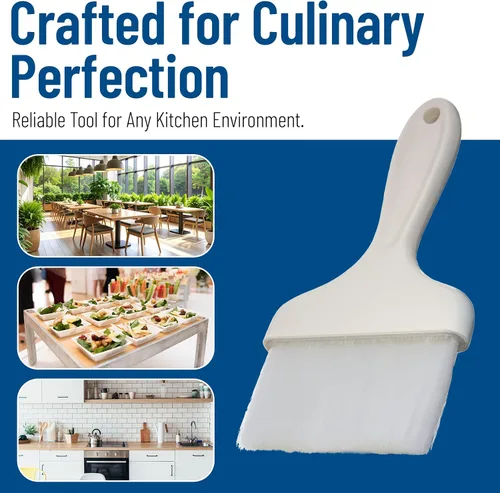 Miniatura 6 de Pincel de silicona/Pincel para repostería Carlisle Galaxy., 4", Blanco, 1