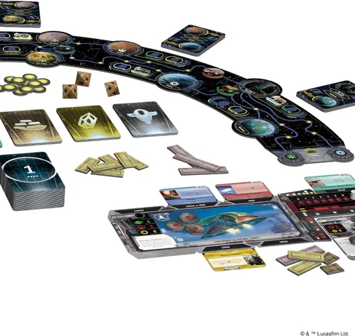 Miniatura 4 de Asmodee Star Wars Outer Rim Juego de mesa - Juego de estrategia, divertida aventura familiar para niños y adultos, a partir de 14 años, 1-4