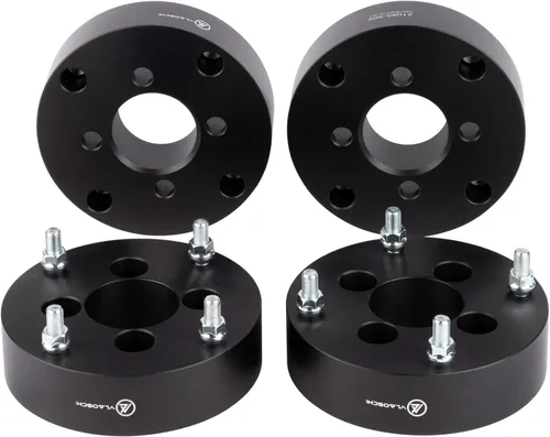 Adaptadores de Rueda ATV Forjados Negros de 4x110 a 4x156 de 2 Pulgadas con Espárragos de 12x1.5 Compatibles con Honda-Suzuki-Yamaha-Kawasaki 4