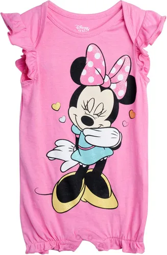 Miniatura 7 de Disney Mameluco de Minnie Mouse para bebé, 4 piezas, para recién nacido (0-24 meses)