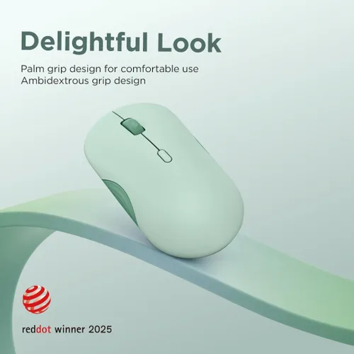 Miniatura 2 de Lenovo Ratón Bluetooth inalámbrico 350, clic silencioso, DPI de 3 niveles (1000, 1600, 2400), duración de la batería de 36 meses, 2 dispositivos