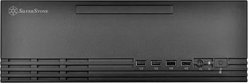 Miniatura 2 de Silverstone Tecnología Milo 11 Slim & Compact Micro-ATX enclousre para oficina o cine en casa, requiere TFX PSU (se vende por separado), SST-ML11B