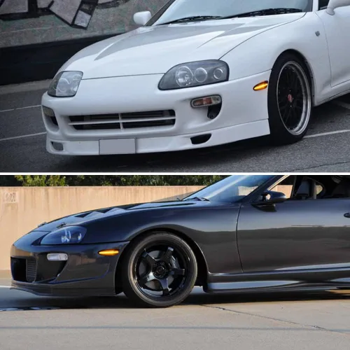 Miniatura 8 de Lámpara LED ámbar de lente ahumada compatible con Toyota SUPRA MK.4 1997 1998 y Toyota Celica 2000-2005 Luz de marcador lateral de guardabarros