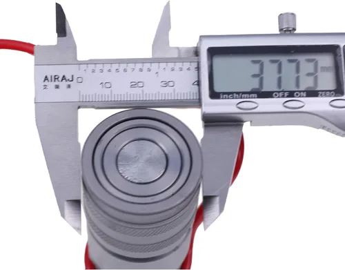 Miniatura 4 de Acoplador rápido de cara plana hidráulica hembra de 1/2 pulgada 7246790 compatible con excavadora Bobcat retroexcavadora cargador telescópico