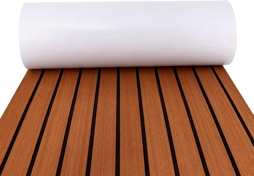 Miniatura 8 de EVA Faux Teak Decking Hoja para Pescado Barco Yate Antideslizante Marine Flooring Mat