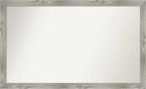 Miniatura 389 de Amanti Art Espejo personalizado, espejo de baño gris plomo a rayas, espejo de pared o espejo de tocador de baño sobre el fregadero
