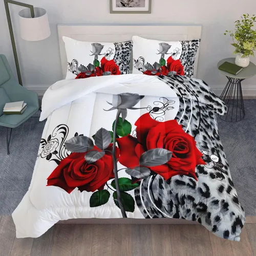 Miniatura 10 de AILONEN Juego de edredón de mariposa azul tamaño Queen, juego de ropa de cama de 3 piezas de animales elegantes, azul marino oscuro cielo nocturno