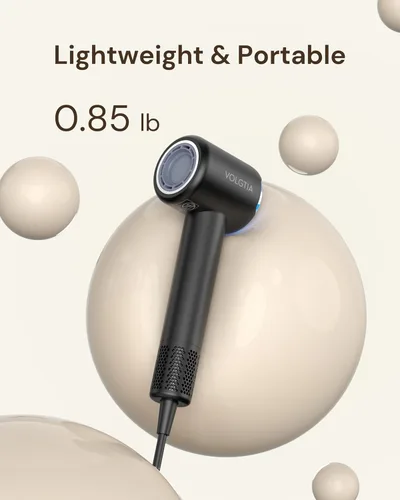 Miniatura 9 de VOLGITA - Secador de pelo con difusor para cabello rizado, secador de pelo, 110000 RPM, secador de pelo iónico profesional de alta velocidad