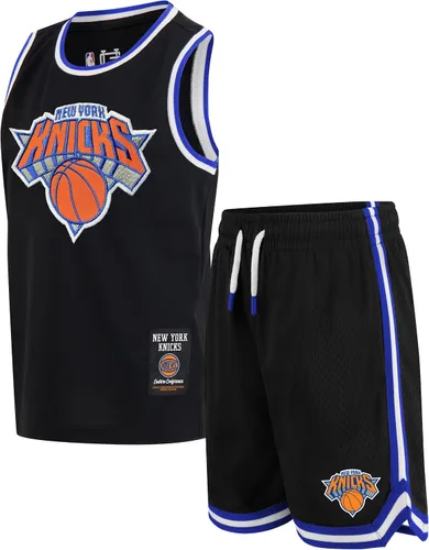 Miniatura 17 de Ultra Game Conjunto de camiseta sin mangas y pantalones cortos de baloncesto oficial de la NBA para niños Negro