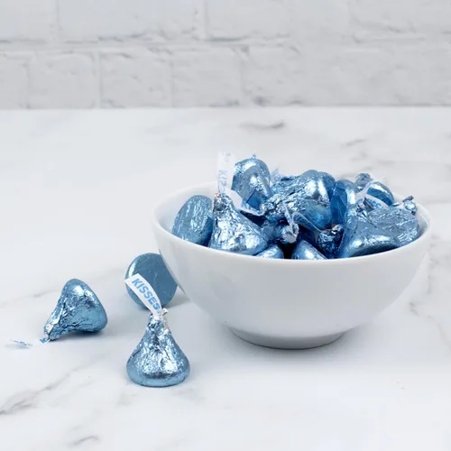 Miniatura 4 de Just Candy 180c Pcs Light Blue Candy Kisses - Chocolate con leche (aprox. 180 piezas)